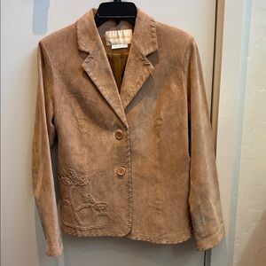 Margaret Godfrey Suede Leather Jacket